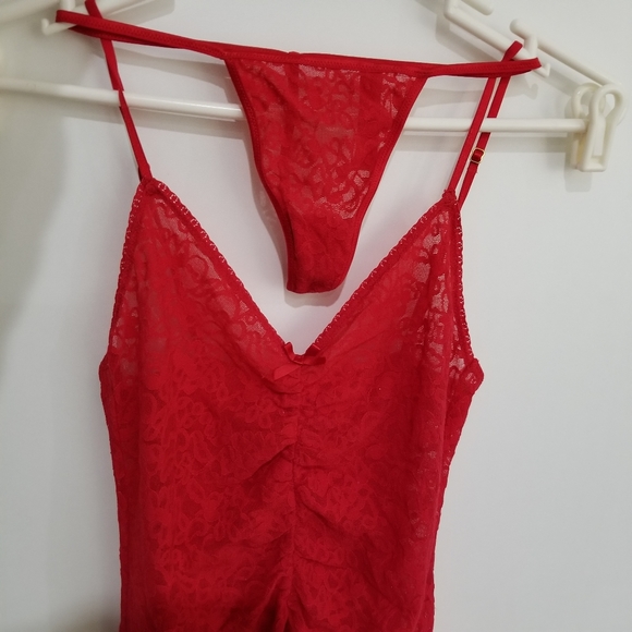 Victoria's Secret The Lacie set lingerie red Small - Picture 5 of 10